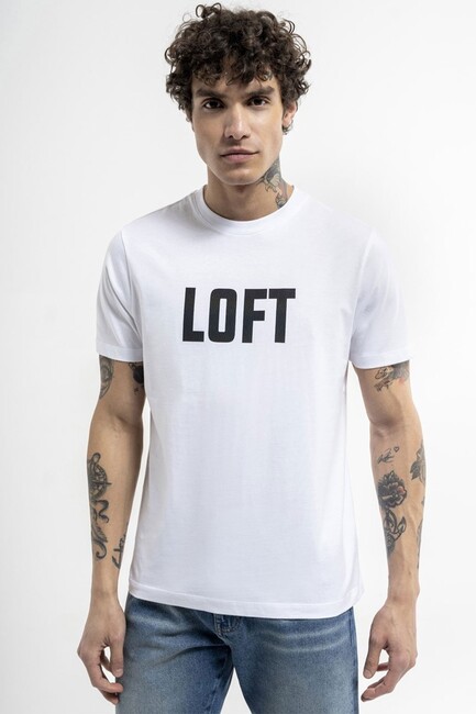 Loft - Erkek Tişört LF2036409 Beyaz 