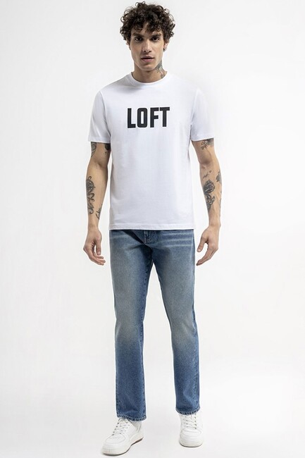 Loft - Erkek Tişört LF2036409 Beyaz (1)