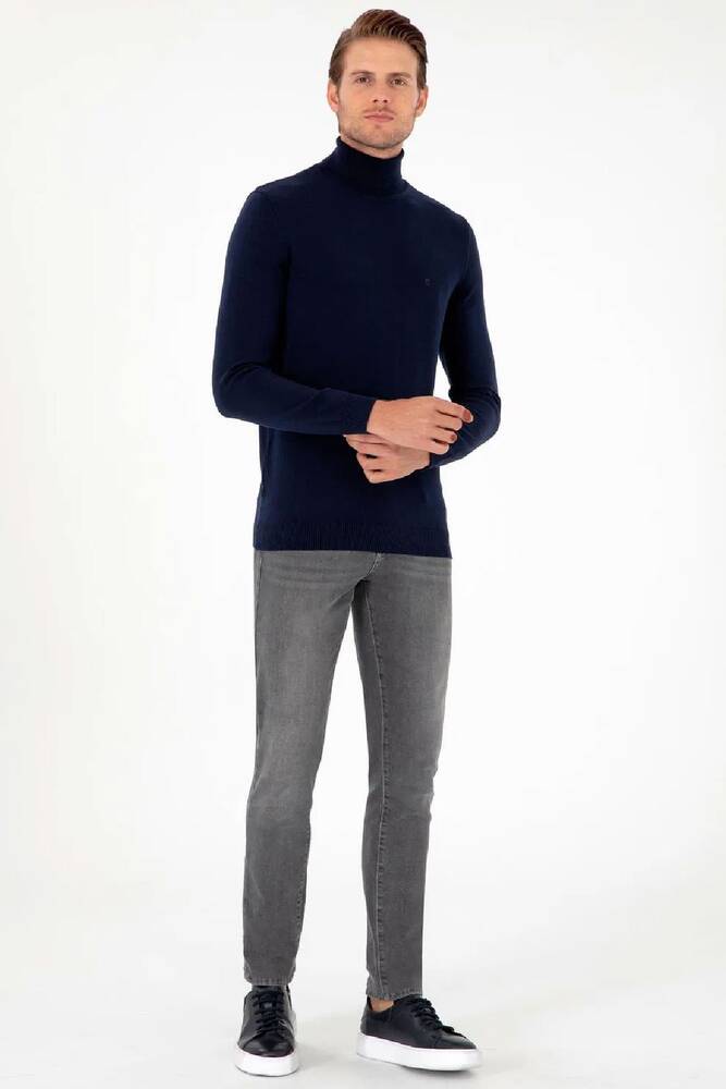 Erkek Triko Kazak 000-1989280 Lacivert 