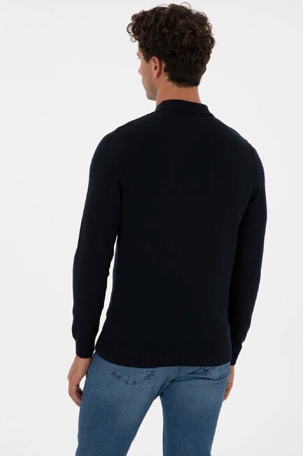 Erkek Triko Kazak 000-2320154 Lacivert - Thumbnail