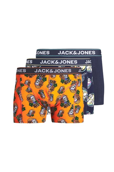 Jack & Jones - Erkek Trıple 3P Boxer 12252541 Lacivert 