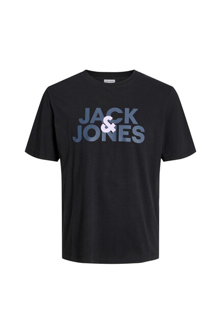 Jack & Jones - Erkek Ula Tişört 12250263 Siyah 