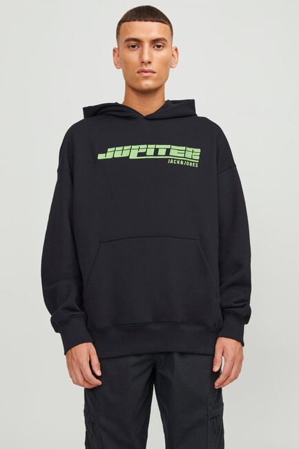 Jack & Jones - Erkek Utılıty Sweat 12247036 Siyah 