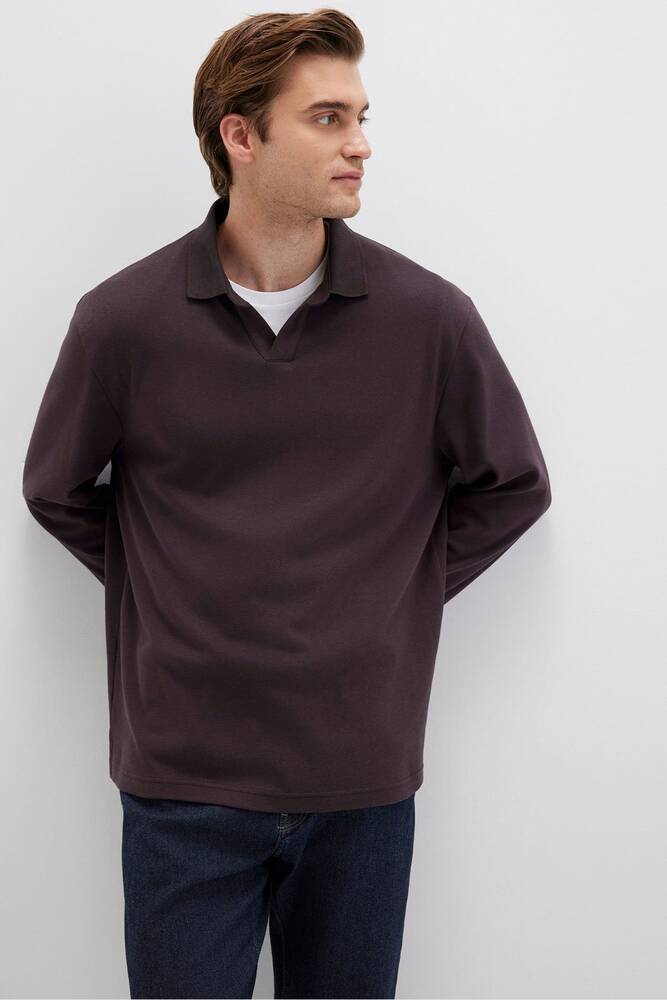 Erkek Uzun Kol Penye 0613114-89103 Kahve  Erkek Uzun Kol Penye 0613114-89103 Kahve