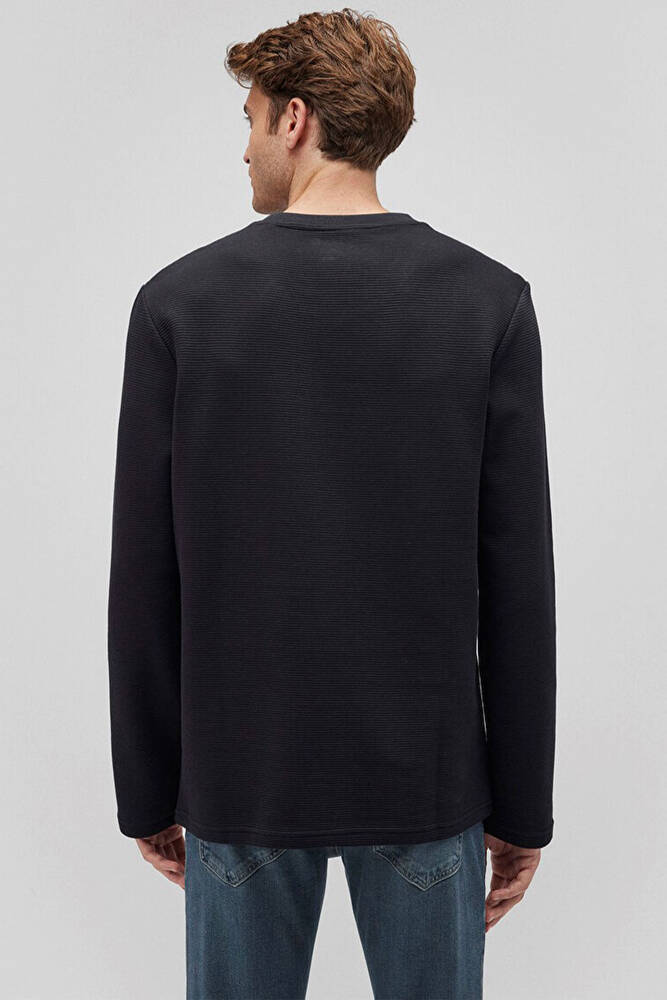 Erkek Uzun Kol Tişört 064622-21842 Siyah 