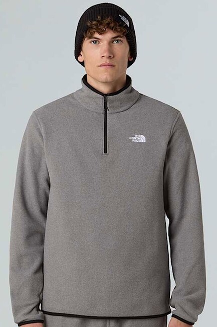 Glacıer Fleece 1/4 Zıp Ceket NF0A8D0QCQI1 Gri - Thumbnail