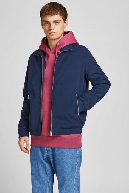 Jack & Jones - Jjerush Harrıngton Ceket 12204277 Lacivert 