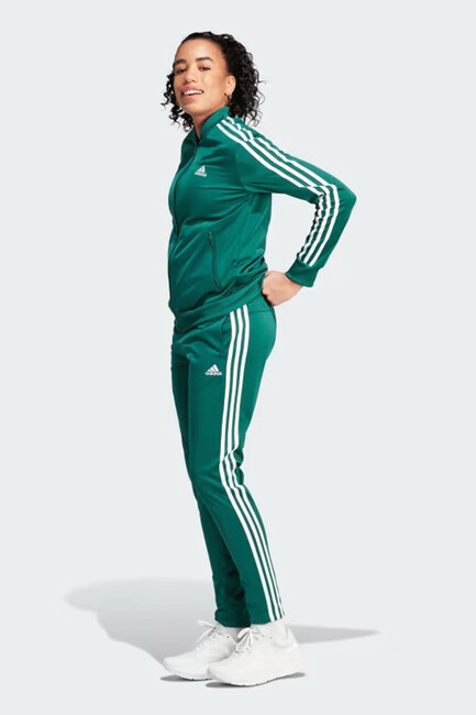 Adidas - Kadın 3S Eşofman Takımı IJ8785 Yeşil 