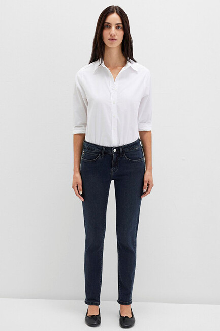 Kadın Ada Vintage Jean Pantolon 1020582249 Lacivert (3)