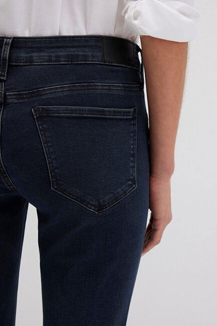 Kadın Ada Vintage Jean Pantolon 1020582249 Lacivert - Thumbnail