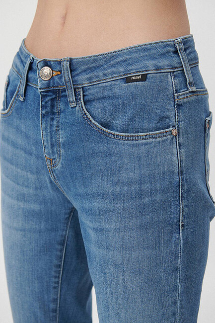 Kadın Ada Vintage Jean Pantolon 1020534721 Mavi - Thumbnail
