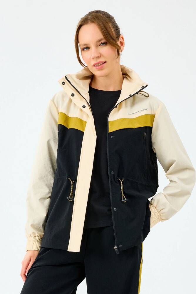 Kadın Adjustable Micro Ceket S2520208-1983 Ekru 