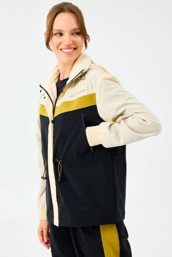 Kadın Adjustable Micro Ceket S2520208-1983 Ekru 