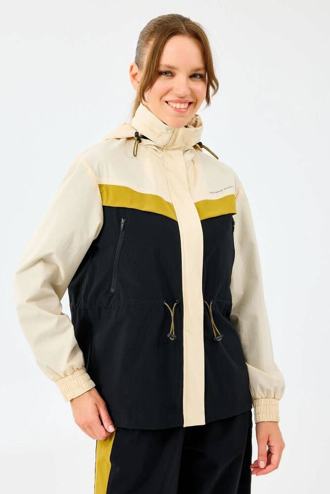 Kadın Adjustable Micro Ceket S2520208-1983 Ekru 