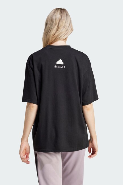 Adidas - Kadın All Day Os Tişört IS1240 Siyah (1)