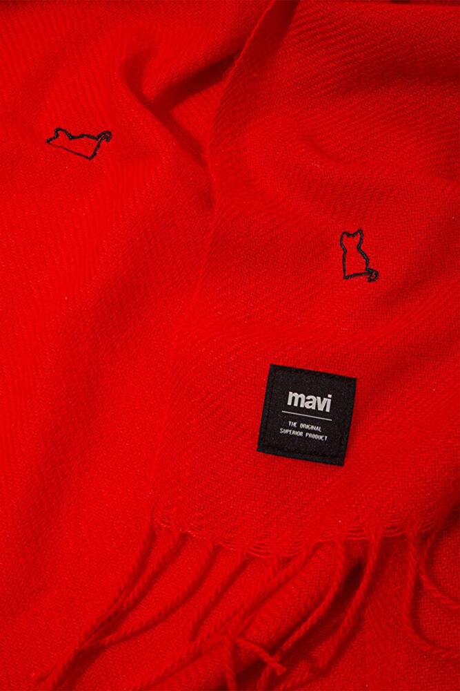 Kadın Atkı 1911730-27120 Kırmızı  Kadın Atkı 1911730-27120 Kırmızı