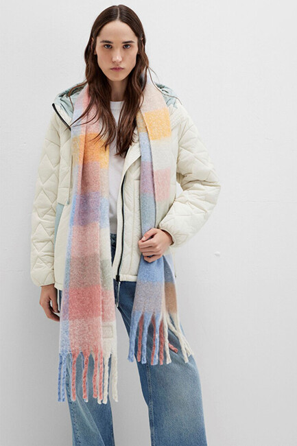 Kadın Atkı 1911734-82952 Pembe (1)