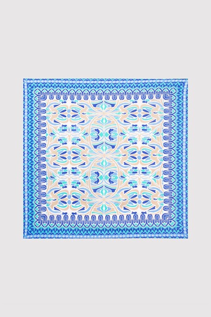 Kadın Bandana 1912238-70865 Mavi - Thumbnail