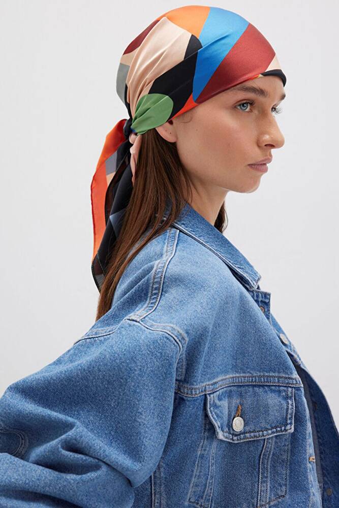 Kadın Bandana 1913418-71771 Yeşil 