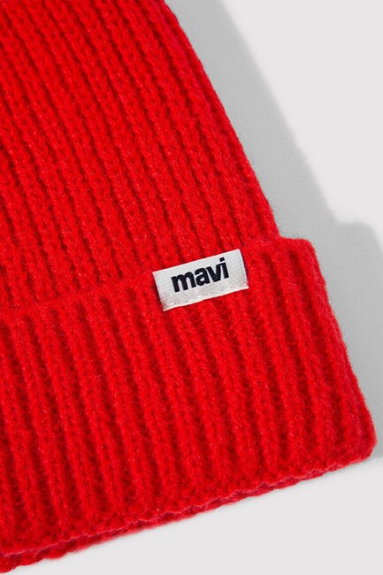 Kadın Bere 1910719-26345 Kırmızı (3)