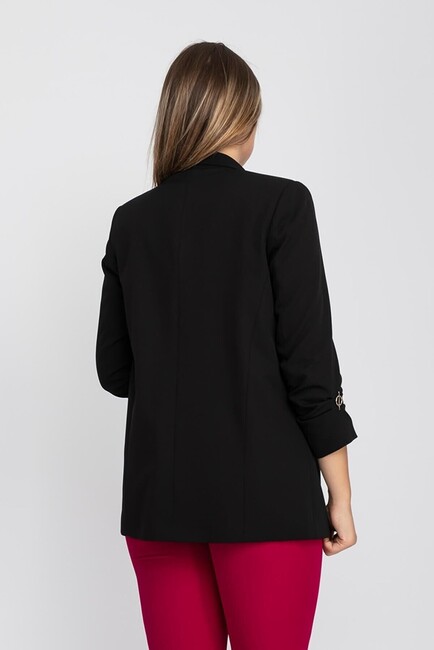 Kadın Blazer Ceket 19090503 Siyah - Thumbnail