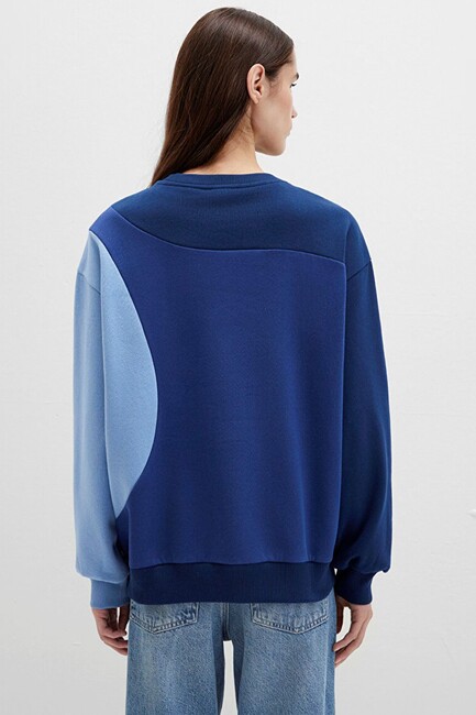 Kadın Bugs Bunny Baskılı Sweat 1S10471-89353 Lacivert - Thumbnail