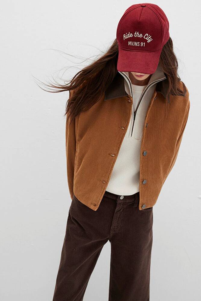 Kadın Ceket 1110842-70381 Kahve 