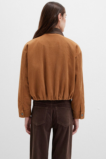 Kadın Ceket 1110842-70381 Kahve - Thumbnail