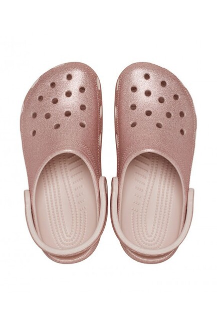 Kadın Classic Glitter Clog Terlik 205942_6WV Pudra - Thumbnail