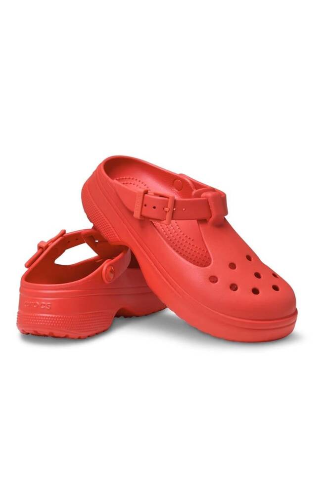 Kadın Classic Mary Jane Clog Terlik 210581_6ZR Kırmızı 