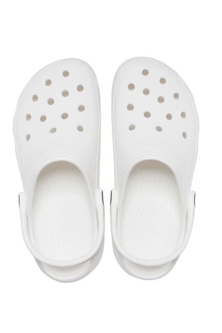 Kadın Classic Platform Clog W Terlik 206750_100 Beyaz - Thumbnail