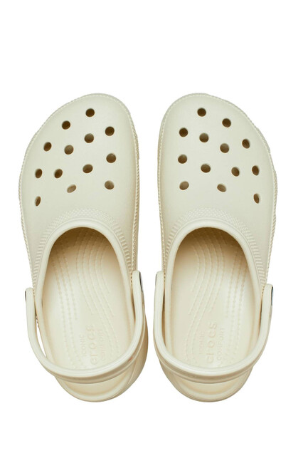 Kadın Classic Platform Clog W Terlik 206750_2Y2 Ekru - Thumbnail