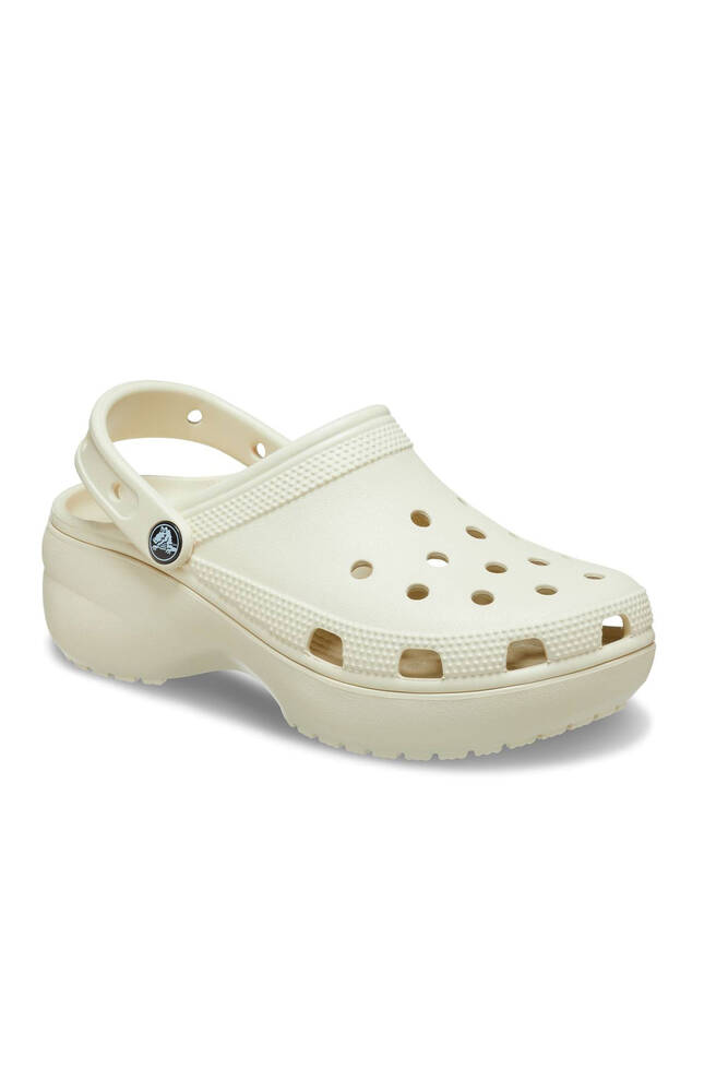 Kadın Classic Platform Clog W Terlik 206750_2Y2 Ekru 