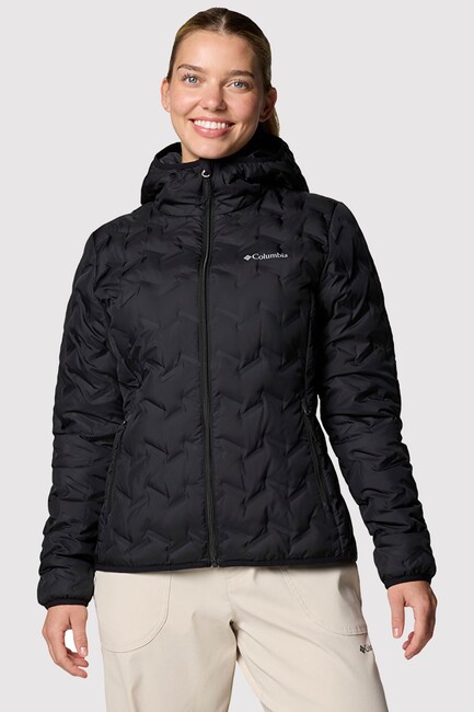 Kadın Delta Ridge II Down Kapüşonlu Kaz Tüyü Mont WK2769_010 Siyah (1)