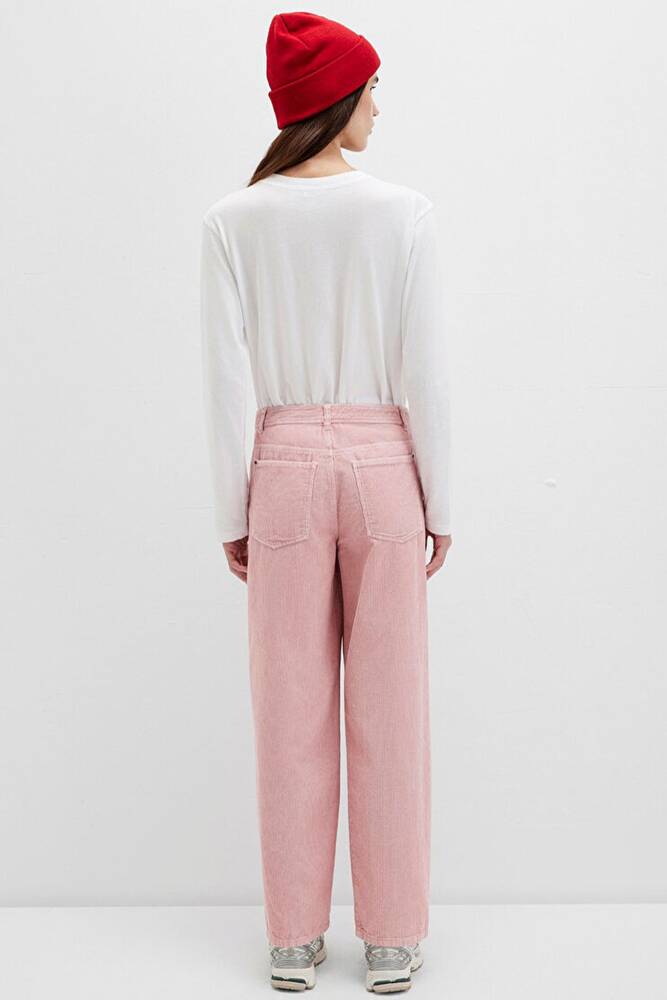 Kadın Dokuma Pantolon 1011174-70971 Pembe 