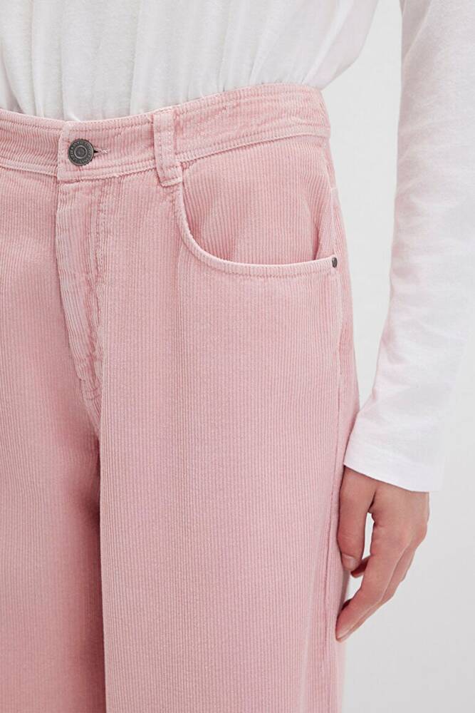 Kadın Dokuma Pantolon 1011174-70971 Pembe 