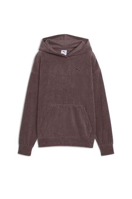 Kadın Ess Elevated Sweat 688107-88 Kahve - Thumbnail