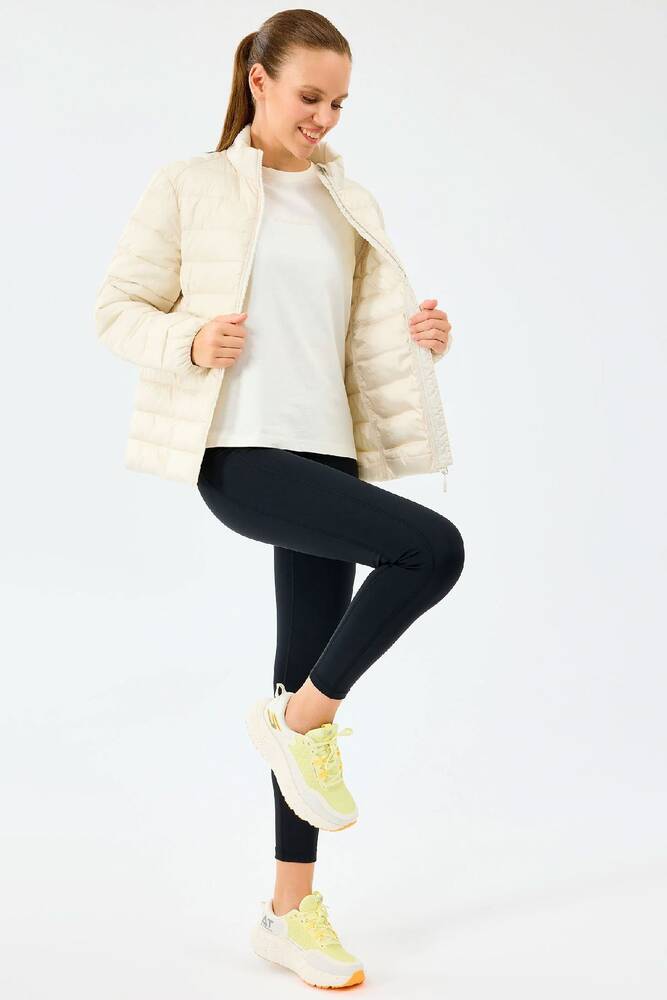 Kadın Ess Padded Ceket S231240-1983 Ekru 