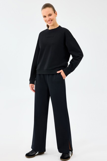 Kadın ESS Regular Eşofman Altı S2610003-3817 Siyah - Thumbnail