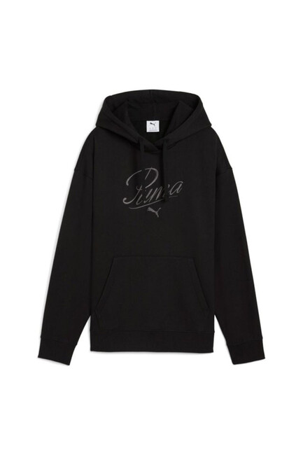 Kadın ESS SCRIPT Sweat 688072-01 Siyah - Thumbnail