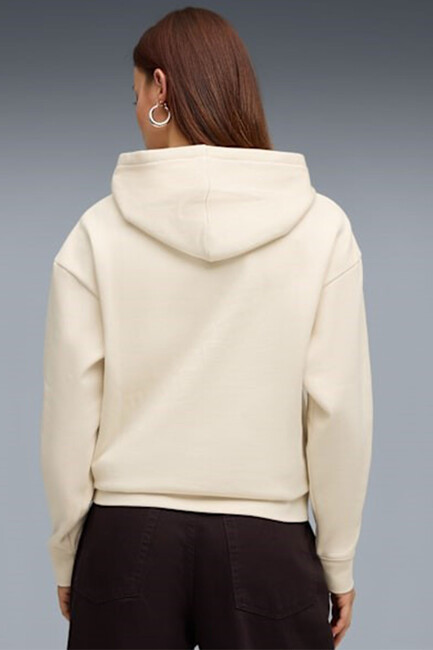 Kadın ESS SCRIPT Sweat 688072-87 Ekru - Thumbnail