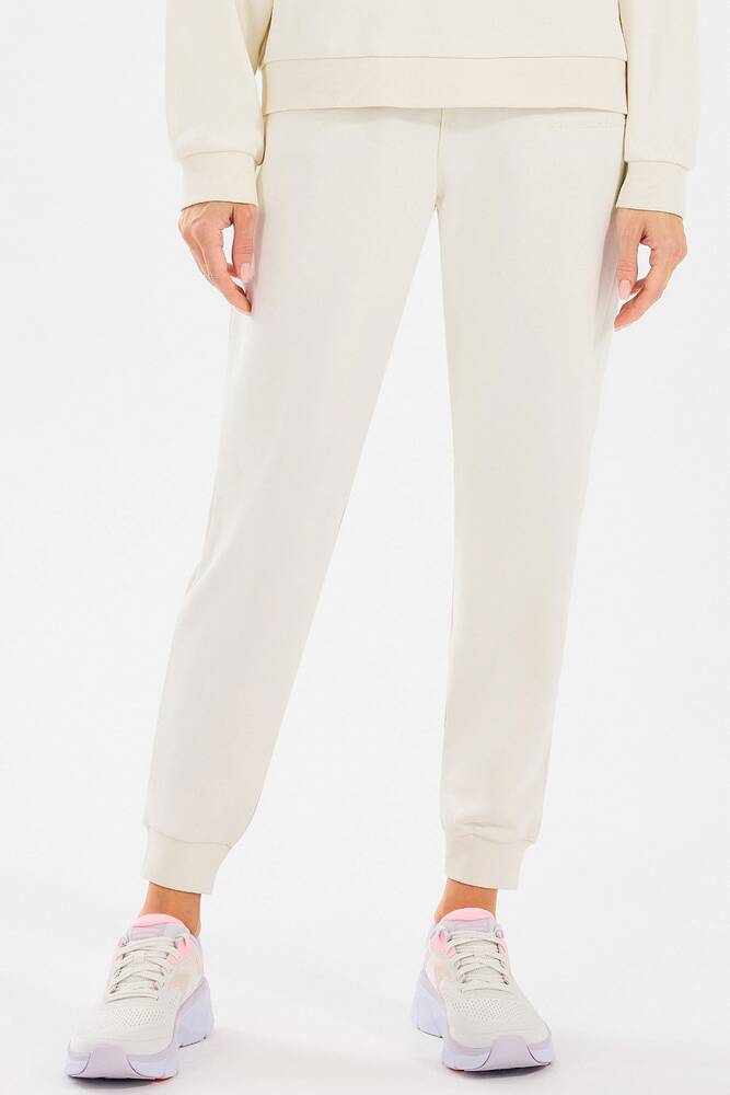 Kadın Essential Jogger Eşofman Altı S242118-102 Ekru 