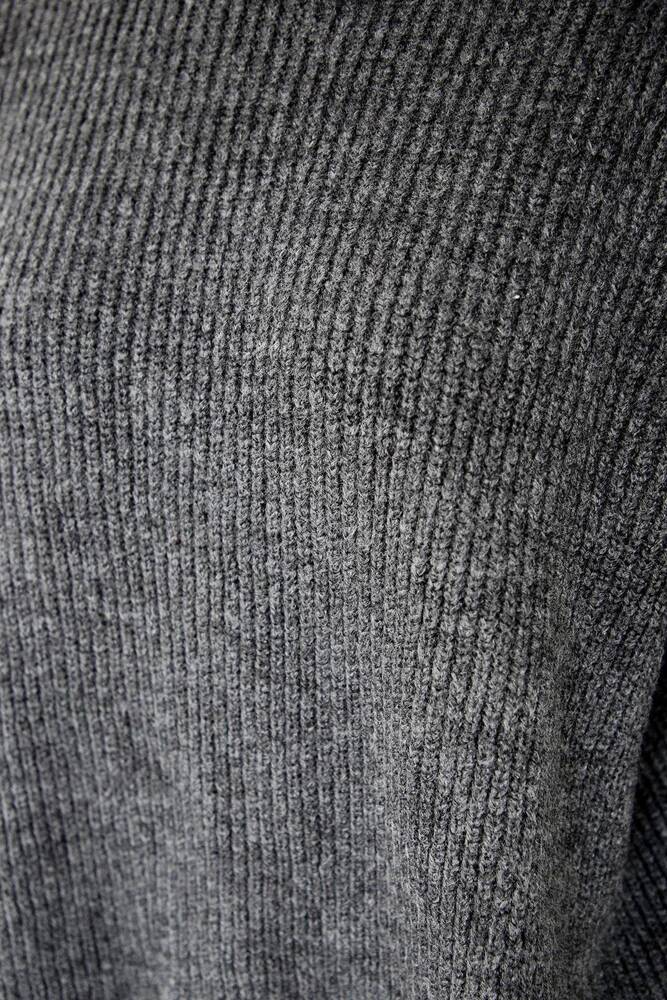 Kadın Etekli Triko Takım 25K0188K1 Gri 