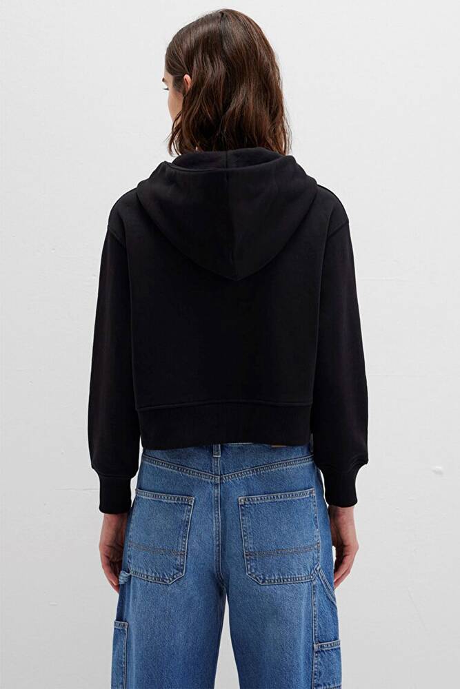 Kadın Fermuarlı Sweat 1S10388-900 Siyah 