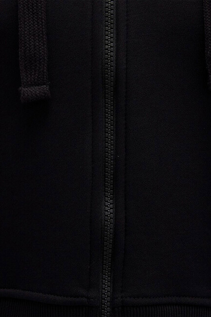 Kadın Fermuarlı Sweat 1S10388-900 Siyah - Thumbnail