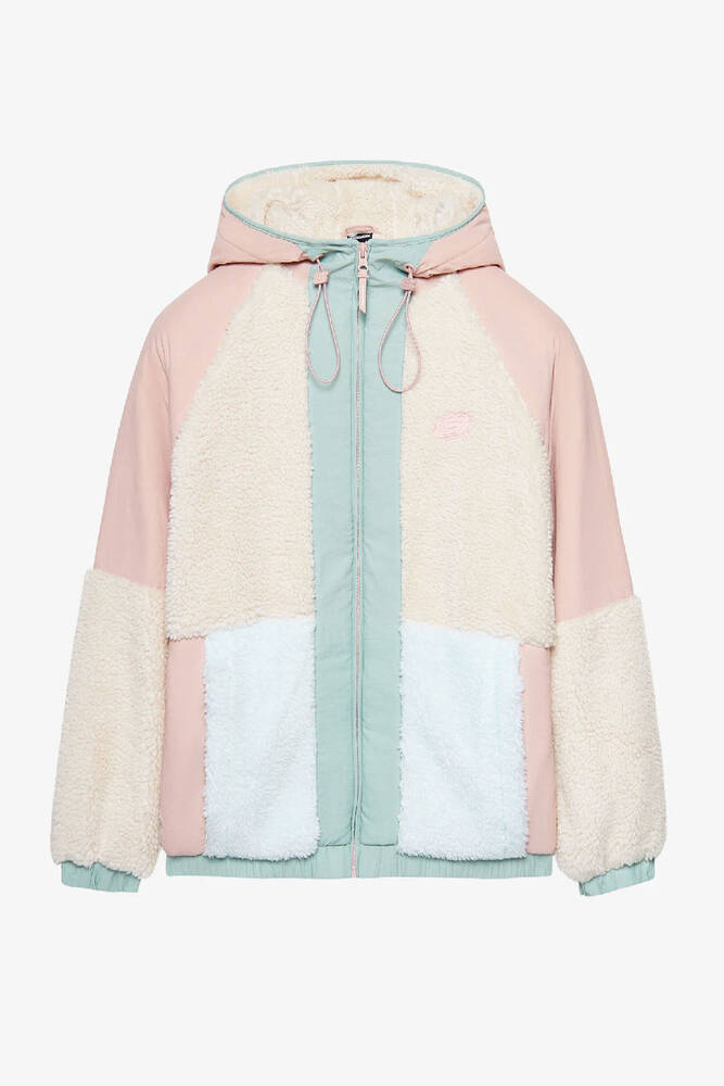 Kadın Fleece Full Zıp Ceket S232311-0273 Pembe 