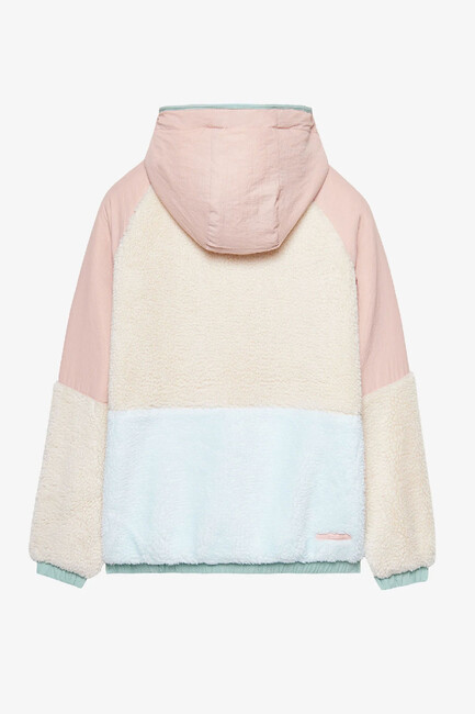 Kadın Fleece Full Zıp Ceket S232311-0273 Pembe (2)