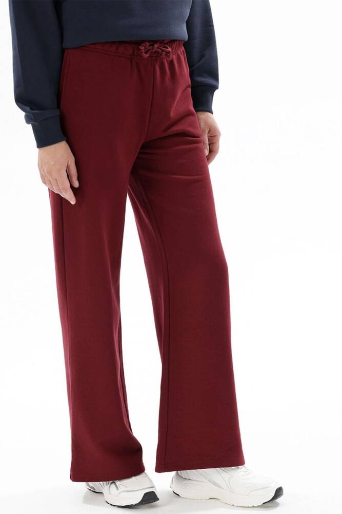 Kadın Geniş Paça Eşofman Alt 25K0418K1 Bordo  Kadın Geniş Paça Eşofman Alt 25K0418K1 Bordo