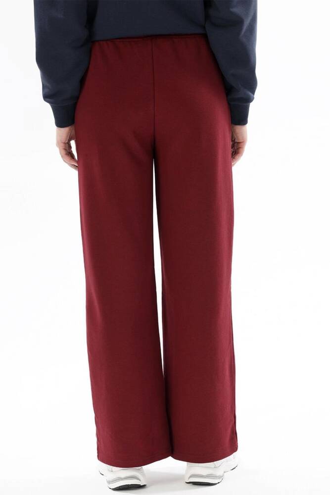Kadın Geniş Paça Eşofman Alt 25K0418K1 Bordo  Kadın Geniş Paça Eşofman Alt 25K0418K1 Bordo