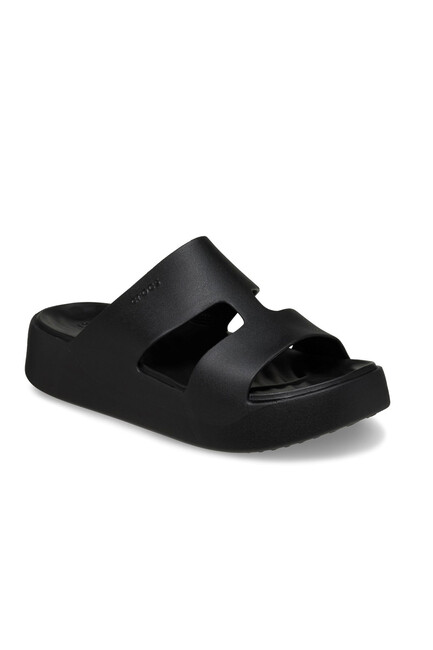 Kadın Getaway Platform H-Strap Terlik 209409_001 Siyah - Thumbnail